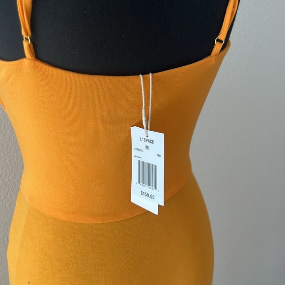 L*space Aya Midi Dress Taramind-Tamarind Size Medium - Picture 6 of 7